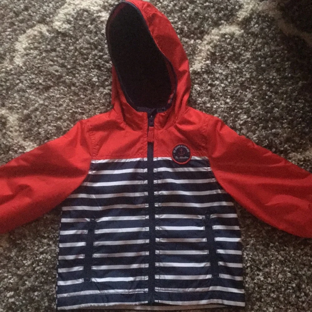 Carter’s fleece lined jacket.  Midweight. 2t